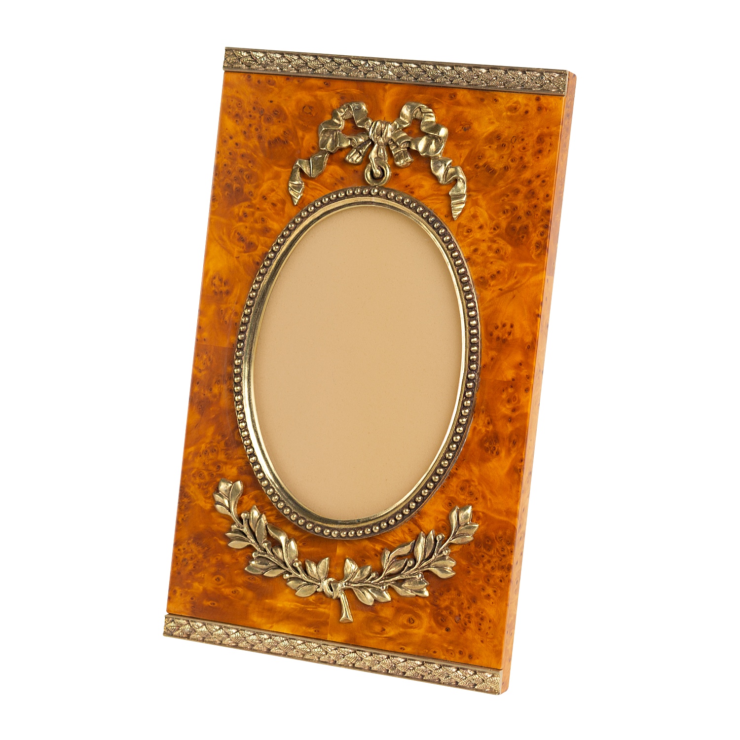 Рамка под Фаберже с бронзовой накладкой